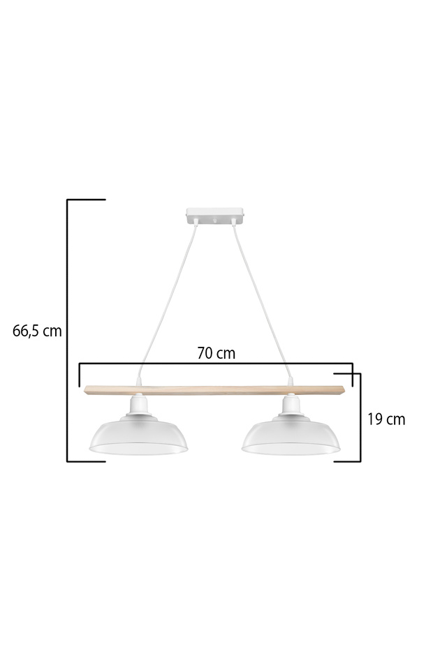 Arya İkili Avize Şeffaf - 3