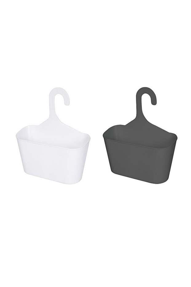 Gray - White Bathroom Shower Set - 92 mm X 230 mm X 261mm