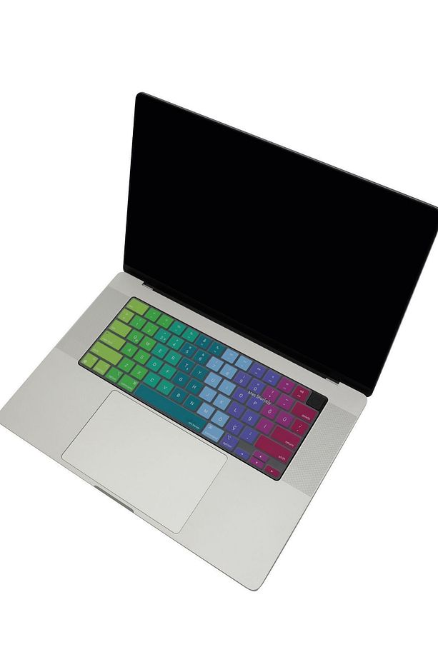 Macbook Kılıf Klavye Koruyucu Air Pro M1-m2-m3-m4 (US TO TR) A2681 A2941 A2442 A2485 Uyumlu Dazzle - 6