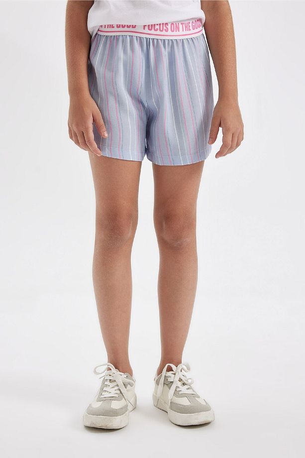 Kız Çocuk Pijama Takımı Baskılı Kısa Kollu Üst Şort C8501a824sm - 4