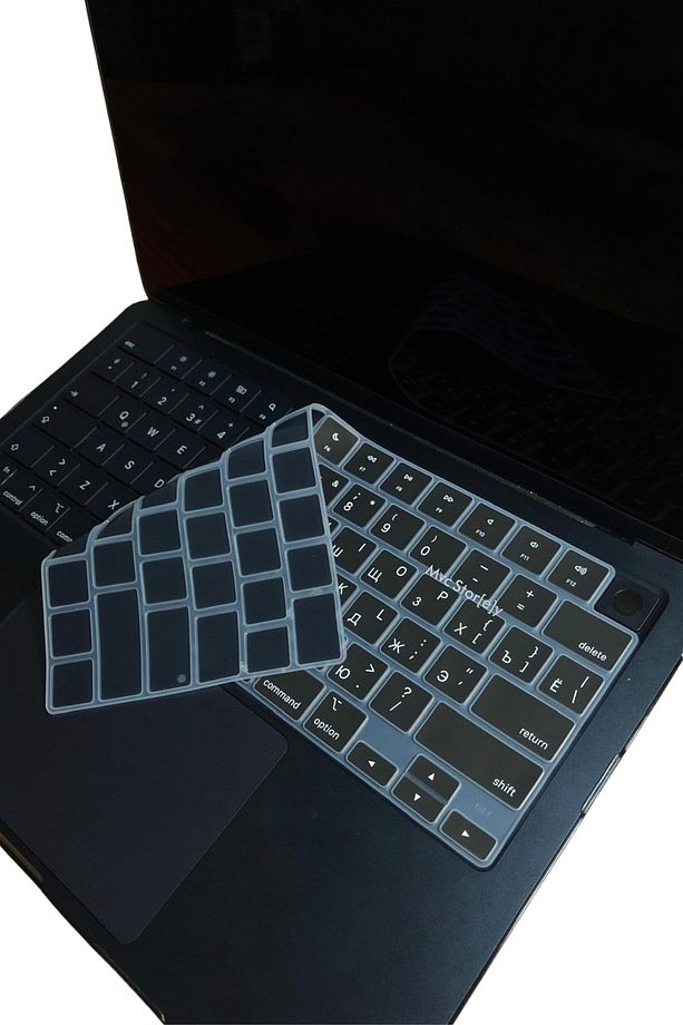 Rusça Klavye Koruyucu Macbook Air Pro Kılıf M1 M2 M3 M4 Çip (US-ABD) A2681 A2941 A2442 A2485 Uyumlu - 5