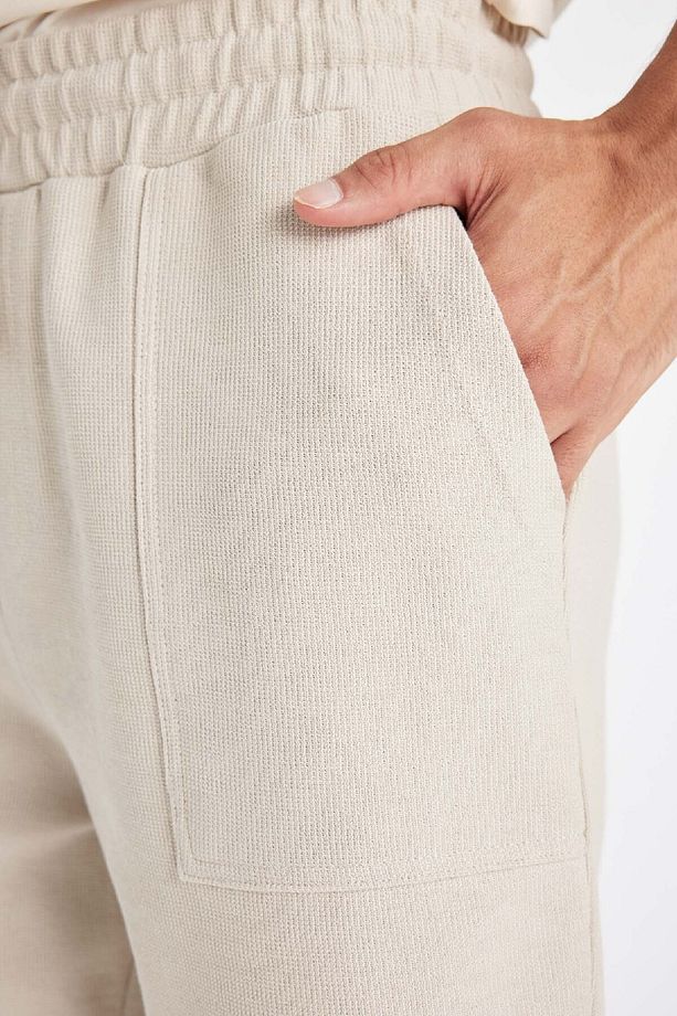 Slim Fit Dar Kesim Esnek Belli Basic Düz Şort B1382ax24sm - 7