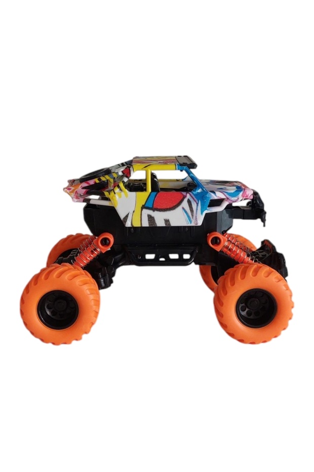 Pull and Drop 4X4 Jeep Toy Car with Shock Absorber - 2