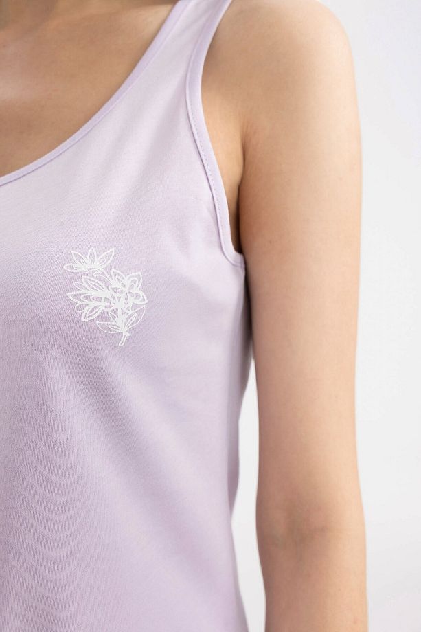 Fall In Love Pijama Takımı Askılı Üst Desenli Şort Alt C7898axpr77 - 5