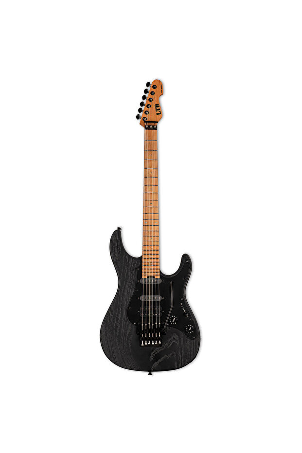 Sn-1000 Fr Black Blast Roasted Maple Elektro Gitar - 2
