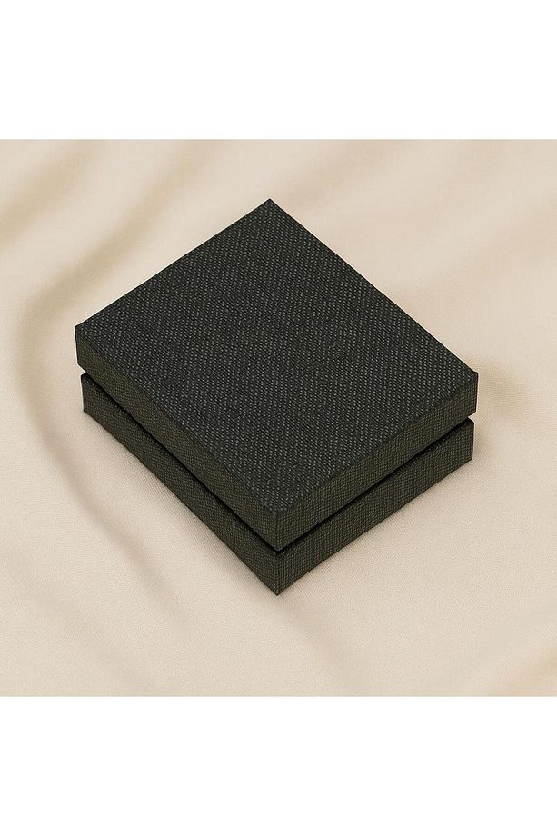 Kumaş Kaplı Kolye Kutusu – 8 x 10 x 4,5 cm - 1