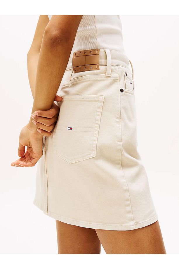 Kadın Mini Boy Pamuklu Bej Etek DW0DW20607-ACG - 4