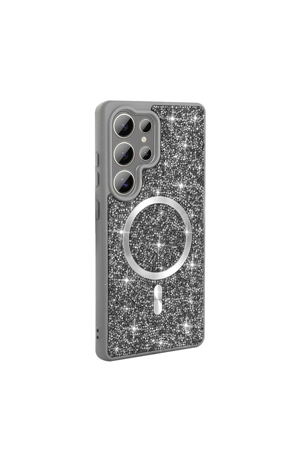 Samsung Galaxy S25 Ultra Compatible Case Diamond Appearance Design M-Safe Featured Mosaic Cover