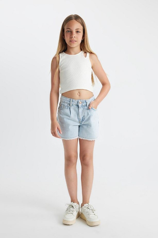 Kız Çocuk Jean Şort C9519A824SM - 5