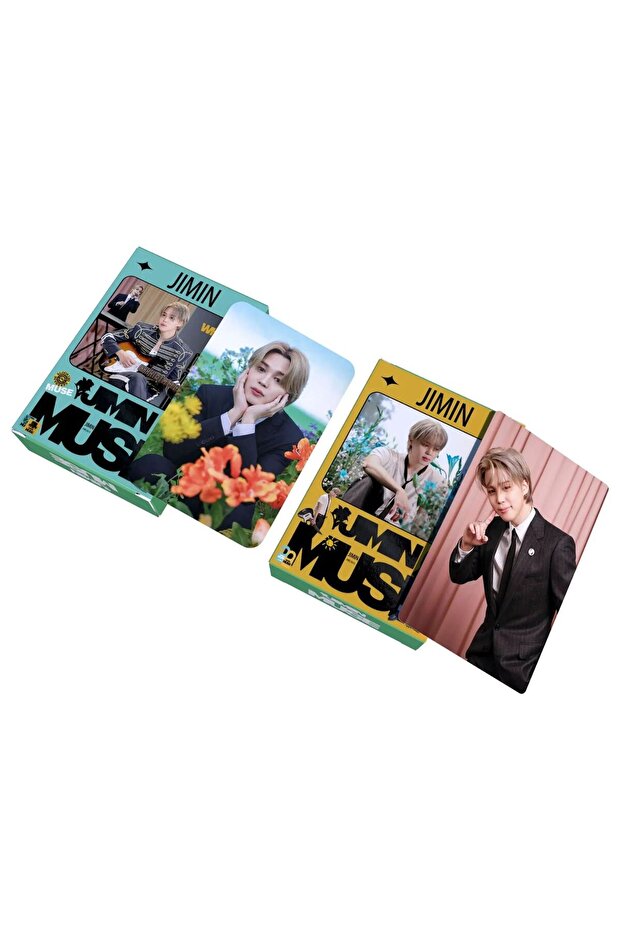Bts Jimin'' Muse'' Double Sided Printed Lomo Card Set - 4