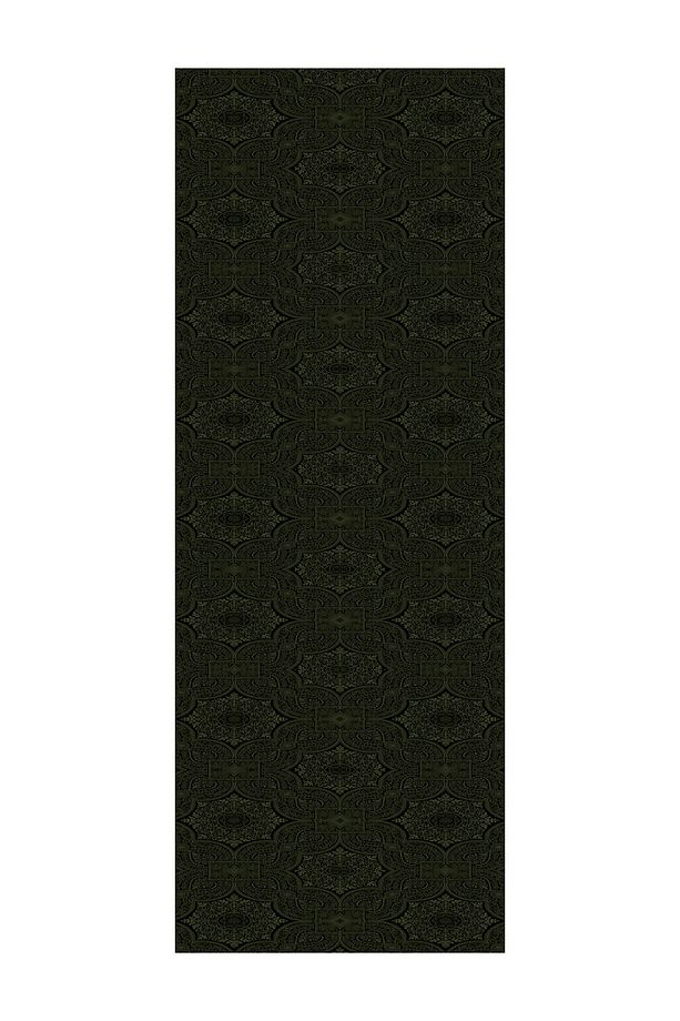 Vera Desen Shine Line Şal Siyah-Haki - 4