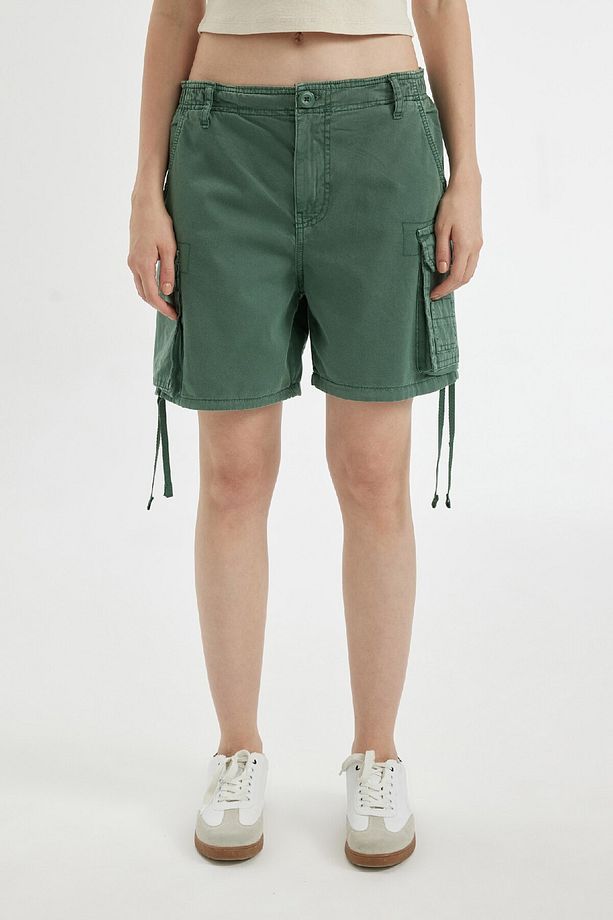 Coool Regular Fit Normal Bel Kısa Paça Gabardin Şort D1006AX24SM - 6