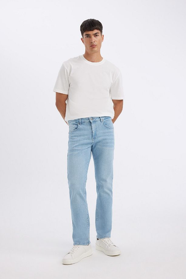 Sergio Regular Fit Normal Kalıp Normal Bel Boru Paça Jean Pantolon D1826AX24SM - 5