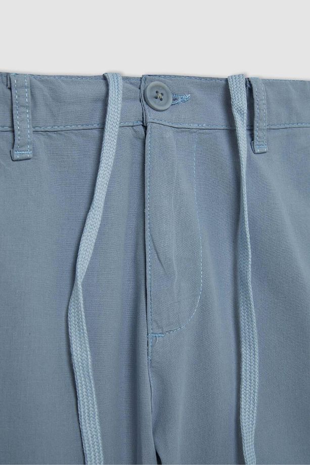 Regular Fit Yazlık Keten Bermuda Şort A2667ax24sm - 8