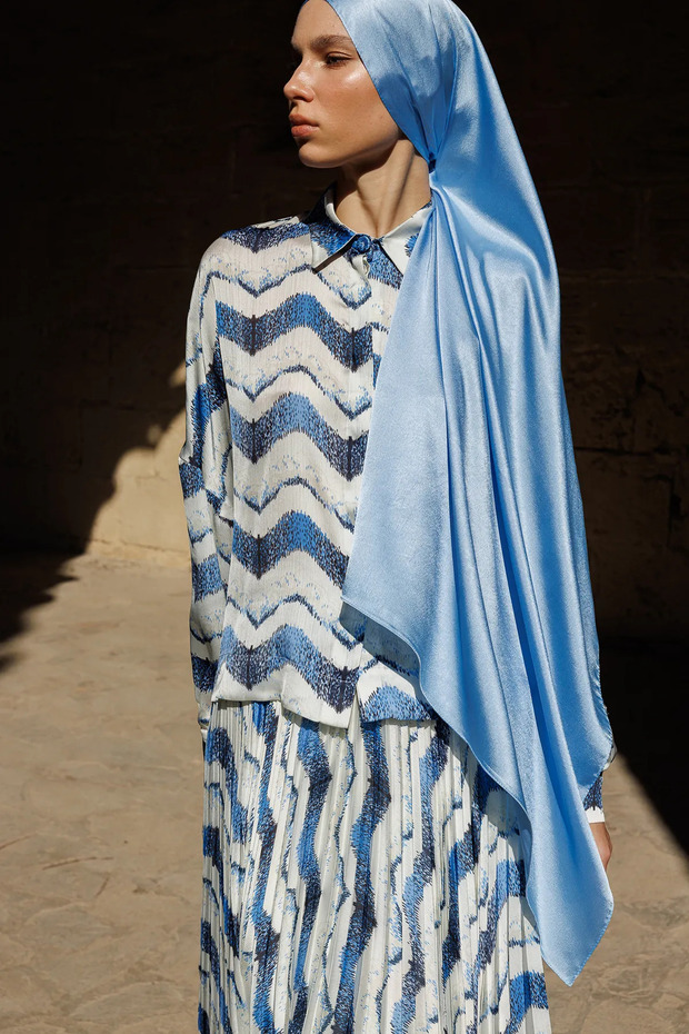 Mavi Diamond Aura Şal - 3