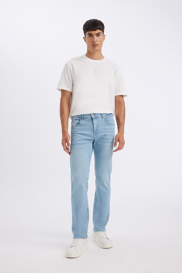 Sergio Regular Fit Normal Kalıp Normal Bel Boru Paça Jean Pantolon D1826AX24SM - 7