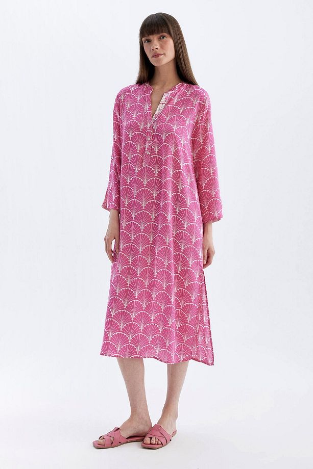 Regular Fit Desenli Plaj Elbisesi-fall In Love D0452ax24sm - 2