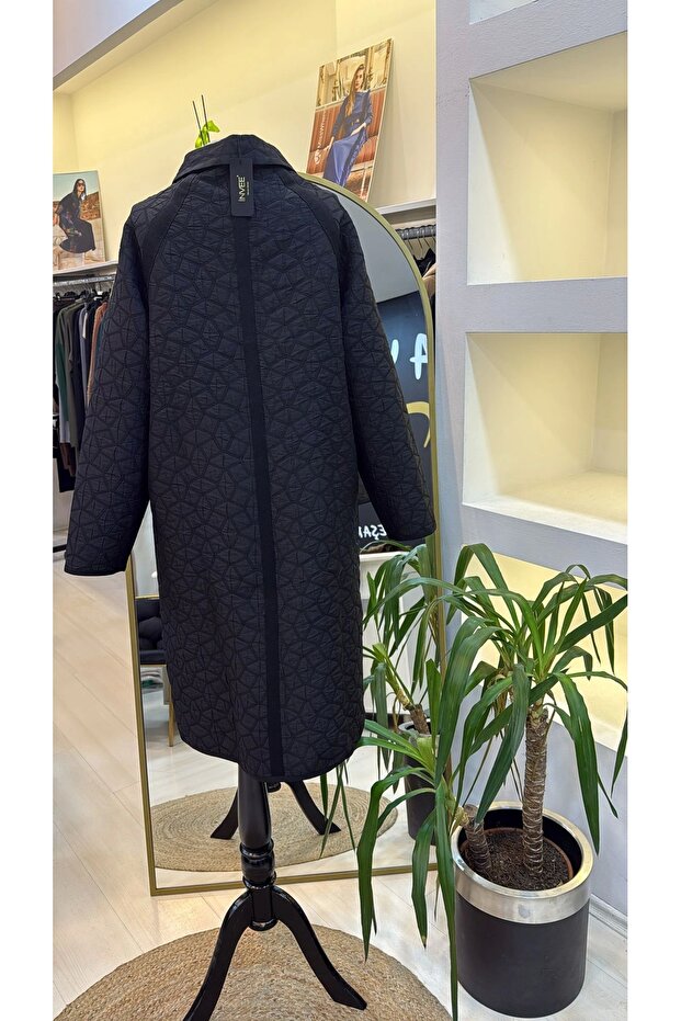 7096 سترة مبطنة - أسود - 8