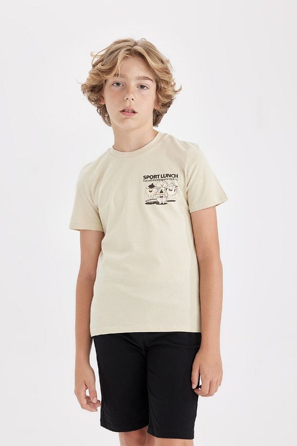 Erkek Çocuk Pijama Takımı Baskılı Kısa Kollu Üst Şort D1209a824sm - 2