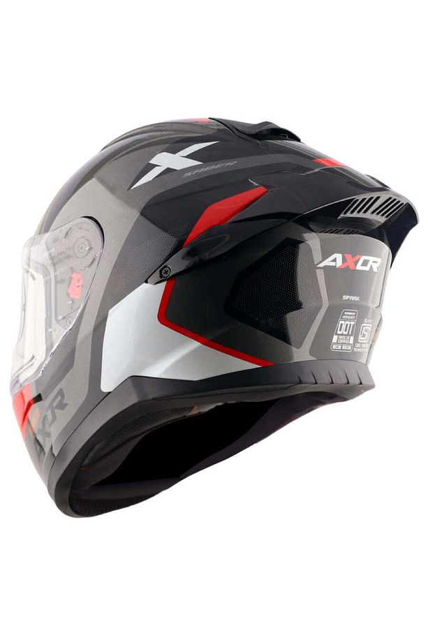 SABER SPARK - GREY RED DULL ECE 22.06 - 4