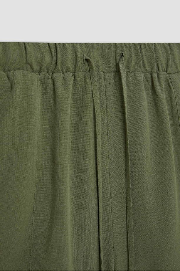 Regular Fit Normal Bel Keten Karışımlı Şort D0967AX24HS - 8