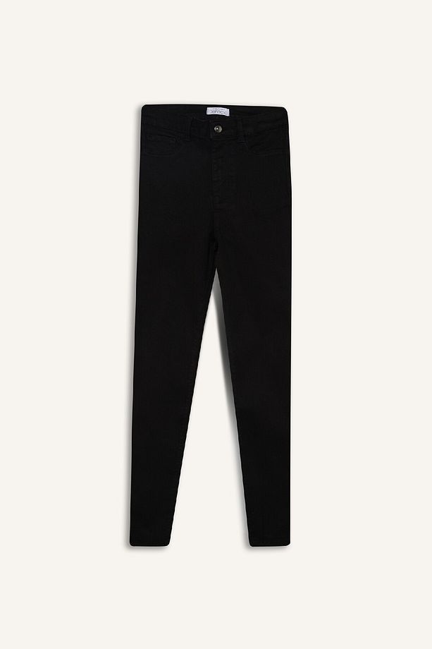 Jegging Yüksek Bel Bilek Boy Dar Paça Basic Düz Jean Pantolon B7498ax24au - 7