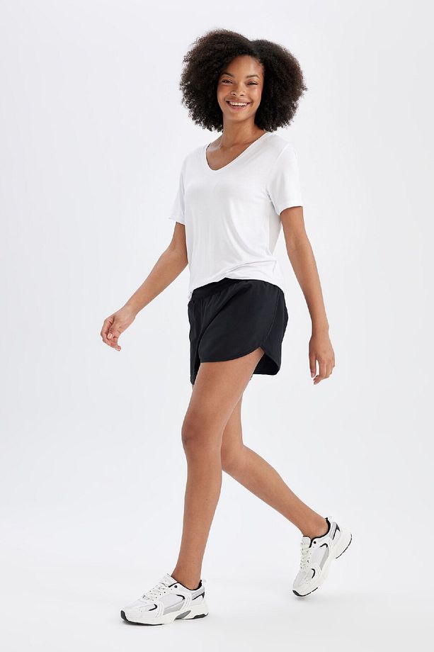 DeFactoFit Sporcu Kısa Paça Dokuma Şort C9503AX24HS - 2