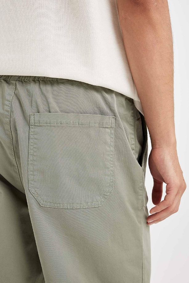 Regular Fit Gabardin Bermuda Şort D2899ax24hs - 8