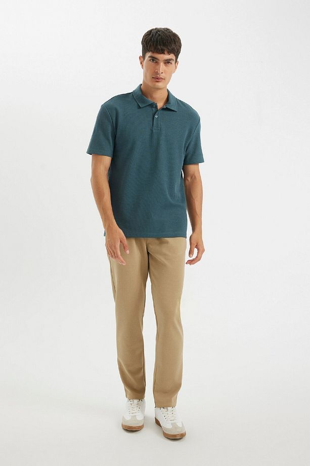 Jogger Pantolon Basic Düz Beli Bağcıklı Cepli Düz Paça C6022ax24au - 2