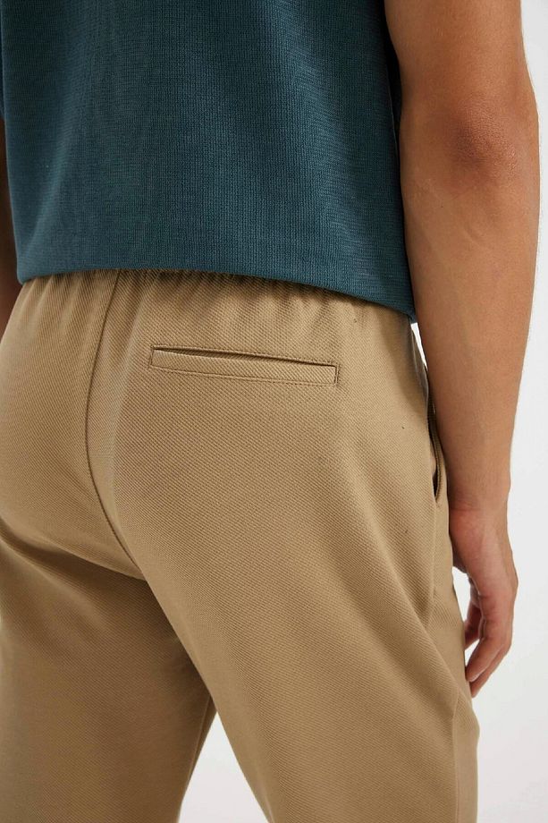 Jogger Pantolon Basic Düz Beli Bağcıklı Cepli Düz Paça C6022ax24au - 6