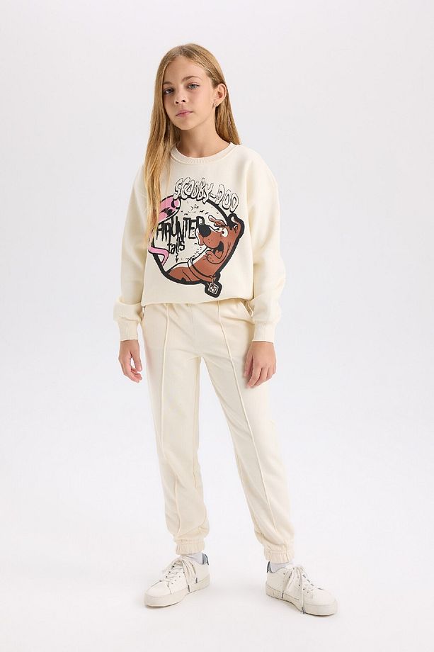 Kız Çocuk Beli Paçası Lastikli Basic Düz Jogger Eşofman Altı D3201a824wn - 2