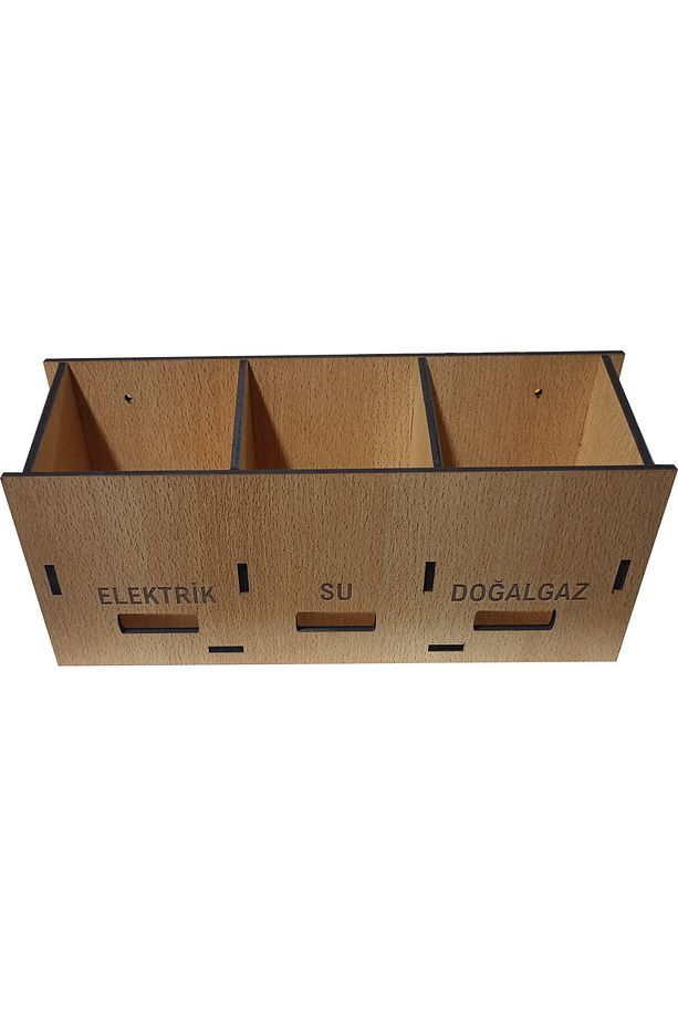 Apartman Ortak Fatura & Posta Kutusu Ahşap - 5MM kALIN - 5