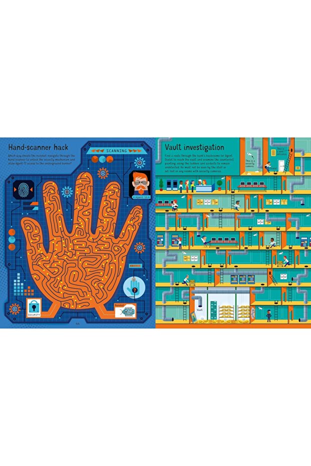 Children's book - Spy MAZES - 2