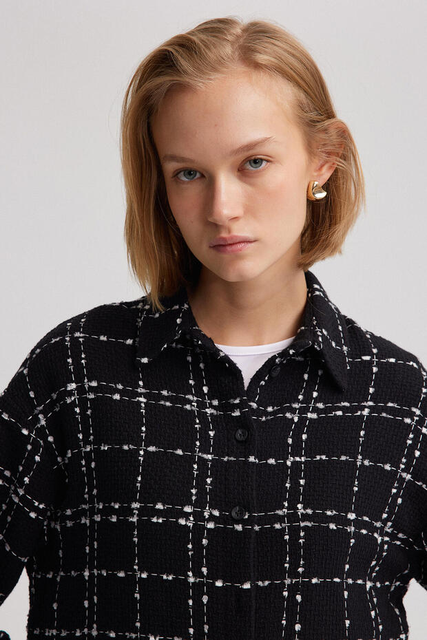 سترة تويد رفيعة - 5