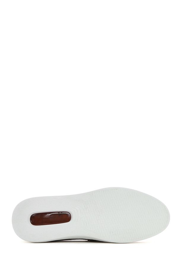 Erkek Vizon Kalın Tabanlı Süet Deri Casual Loafer 25SFD740910 - 4