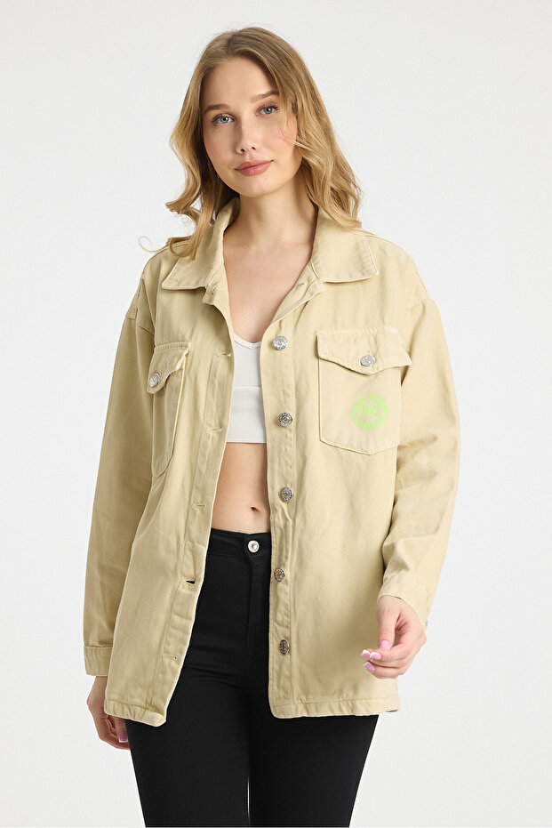 Kadın Denim Ceket - 4