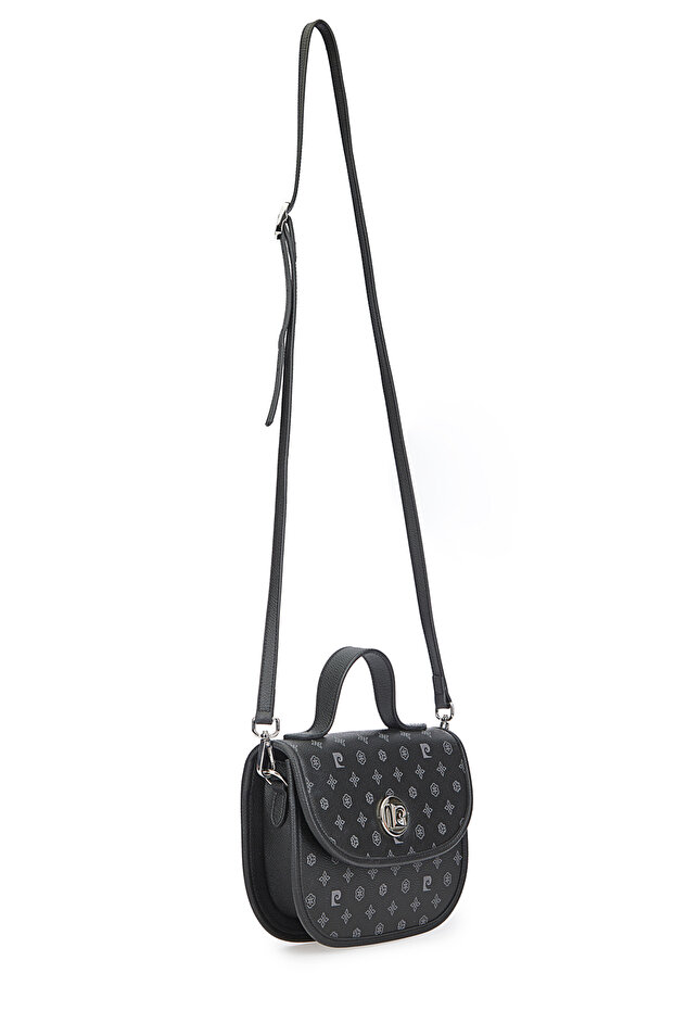 Siyah Monogram Kadın Omuz Çantası 05PO25Y2064 - 4