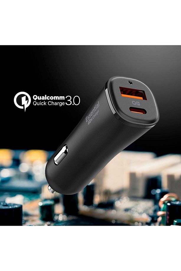 48W USB-C 2 Port Araç içi Hızlı Şarj Aleti PPS Destekli Güç Adaptörü iPhone & Android - ACP08447 - 12
