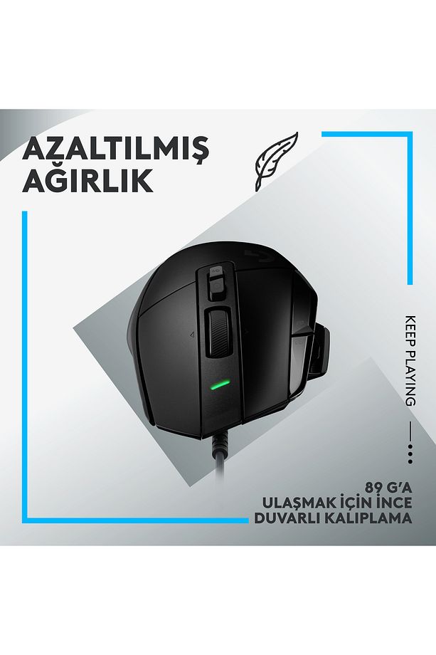 G G502 X Kablolu Oyuncu Mouse Siyah - 6