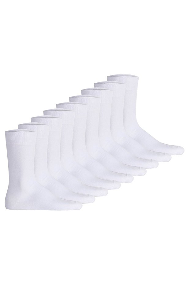 Unisex Socken, 9er Pack - Easy, Komfortbund, Basic Socken, einfarbig
