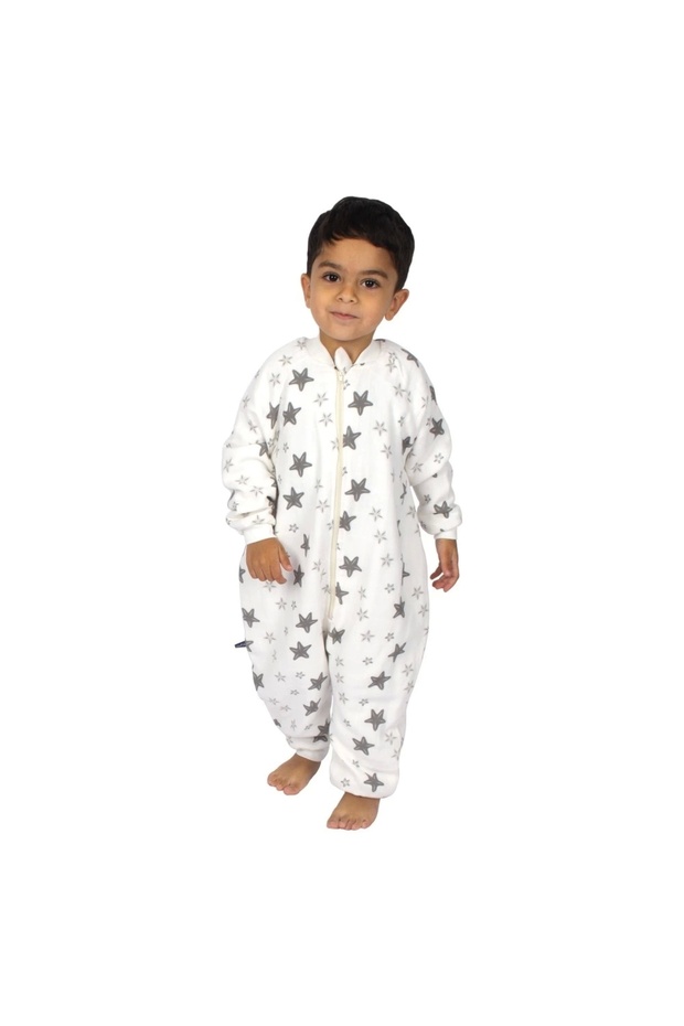 Organic Muslin Sleeping Bag Art-307 Gray Star