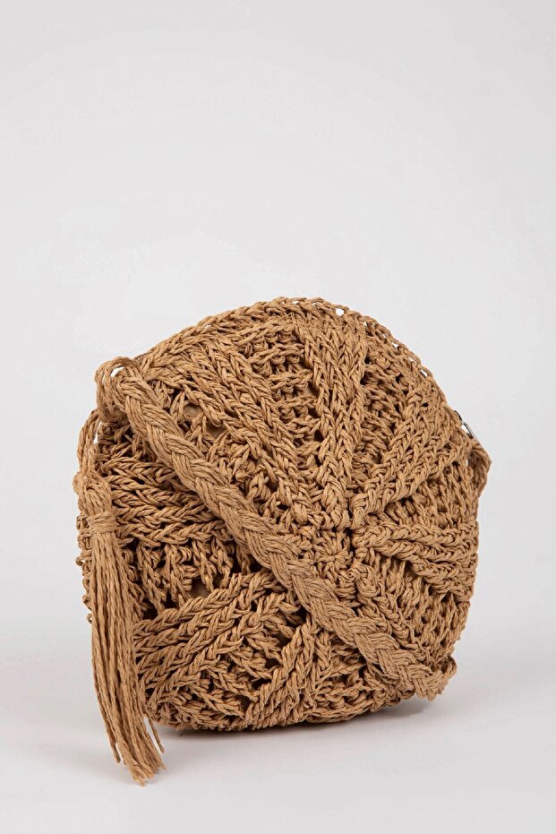 Hasır Çapraz Kol Çantası - 3