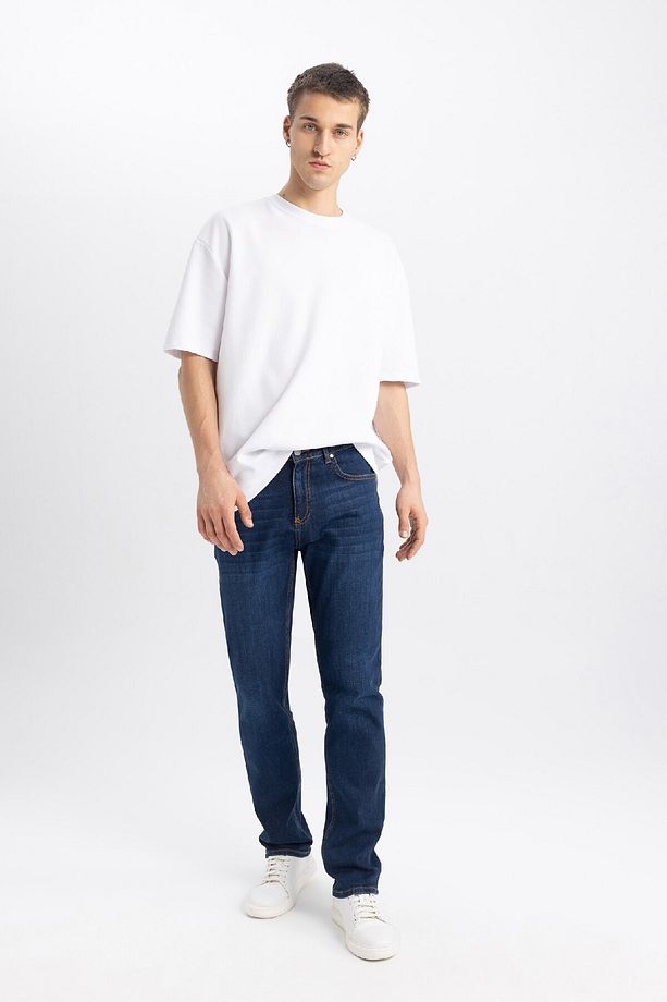 Sergio Regular Fit Normal Kalıp Normal Bel Boru Paça Jean Pantolon B0733ax24sp - 4