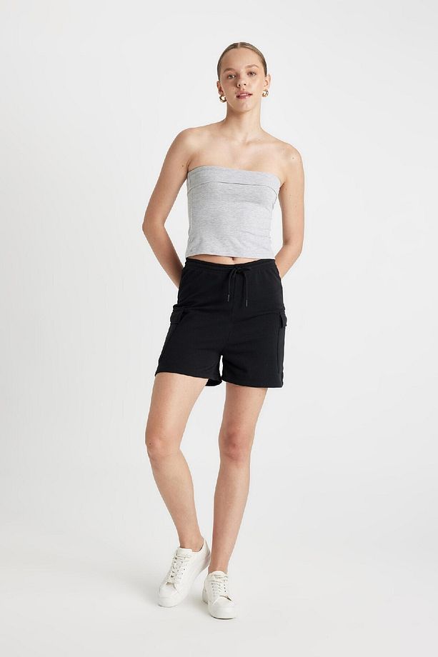 Regular Fit Düz Paça Şort Y0102AZ24SM - 1