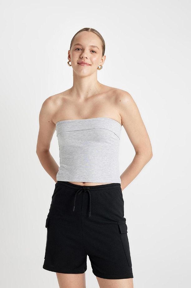 Regular Fit Düz Paça Şort Y0102AZ24SM - 3
