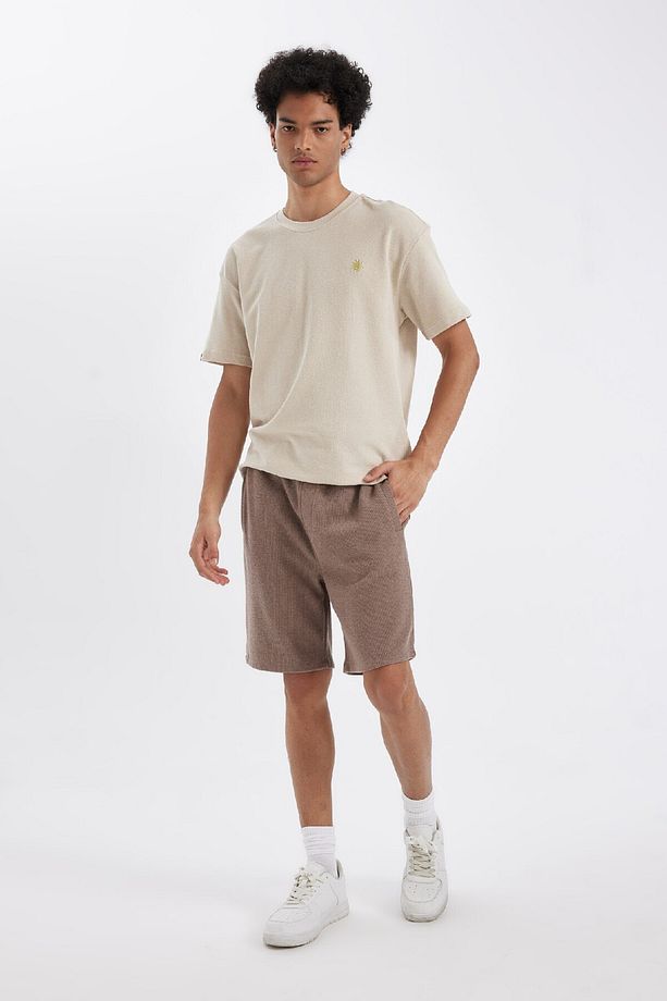 Regular Fit Selanik Kumaş Cepli Bermuda Şort D4546ax24sm - 3
