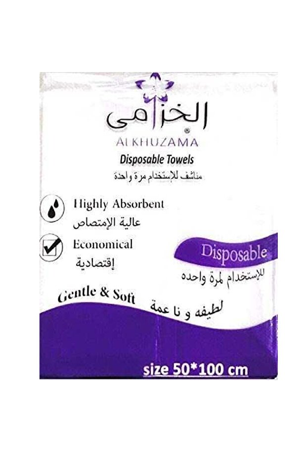 towels, size 100*50, pack of 50 pieces