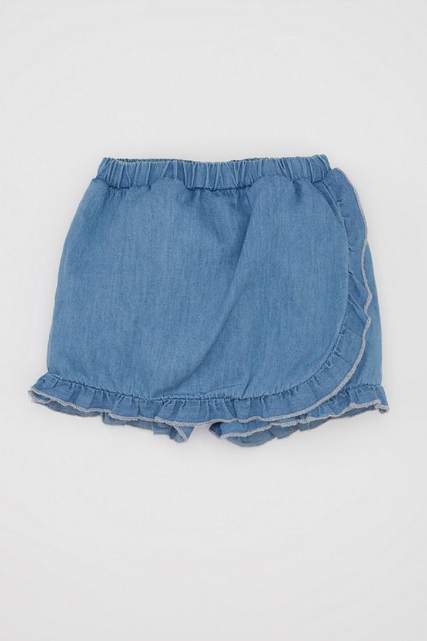 Kız Bebek Jean Şort Etek D4613A524SM - 1