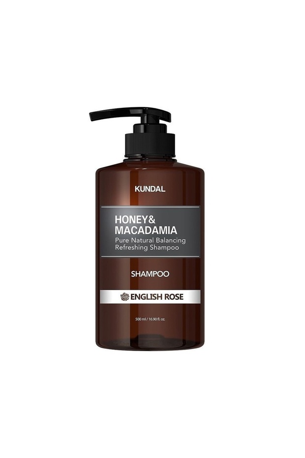 Honey & Macadamia Pure Natural Balancing Refreshing Shampoo English Rose 500 mL