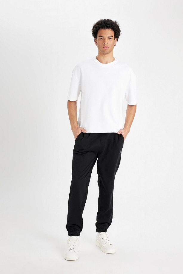 Regular Fit Eşofman Altı Cepli Basic Düz Beli Bağcıklı Lastikli Paça D4416ax24au - 3